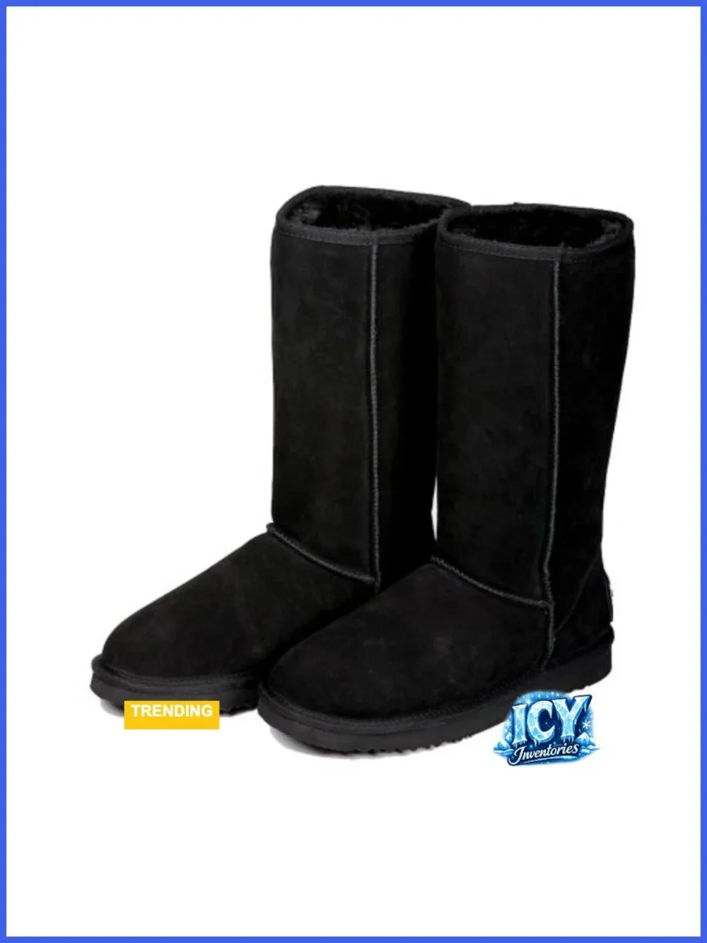 Classic Winter Snow Boots with Faux Fur Lining